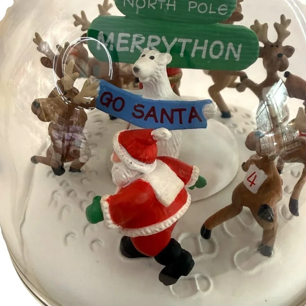 Hallmark Keepsake Christmas Ornament North Pole‎ Merrython Magic Light & Motion